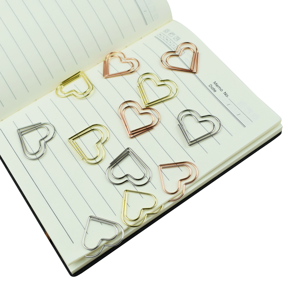 Binder Clip Assorted - 12-częściowy zestaw spinaczy do papieru w