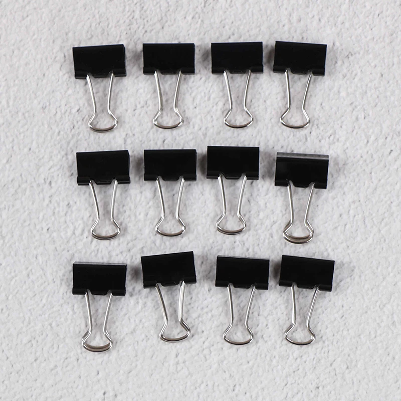 Binder Clip Assorted - 10-20 szt. Spinacze Biurowe 19/25mm Metalowe