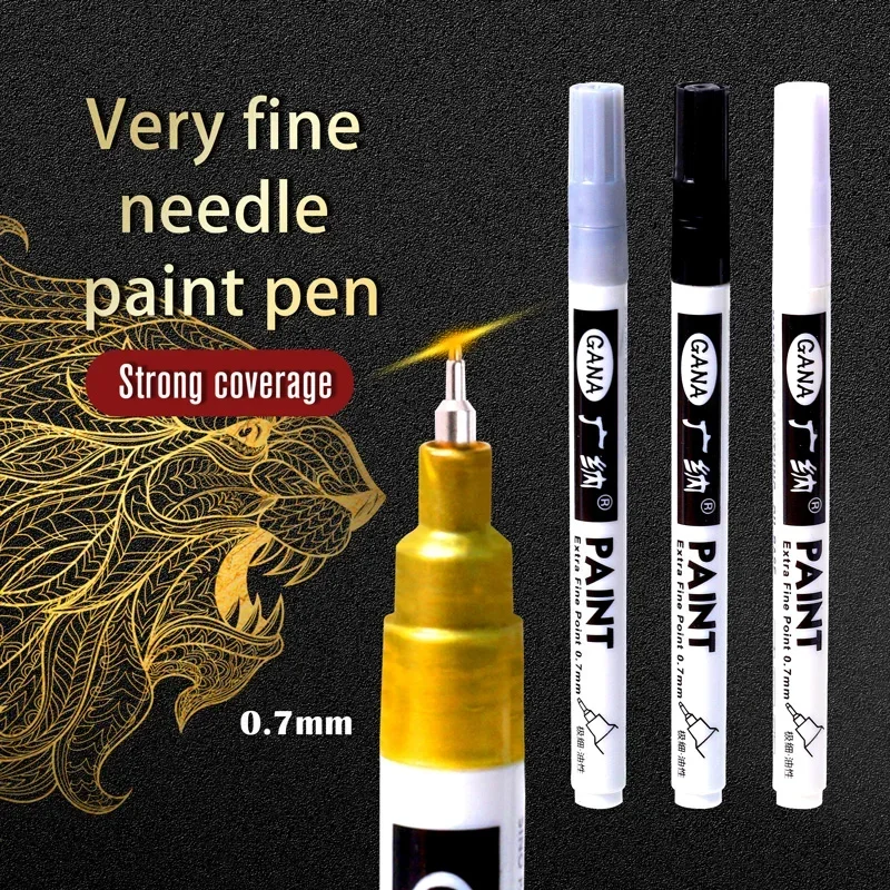 Whiteboard Marker Set - 4 szt./zestaw Markerów Olejowych Trwałych, Białych