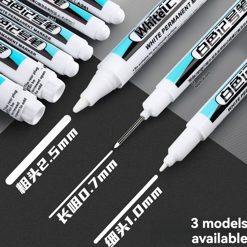 Whiteboard Marker Set - Zestaw białych markerów permanentnych 1/10/20 szt.