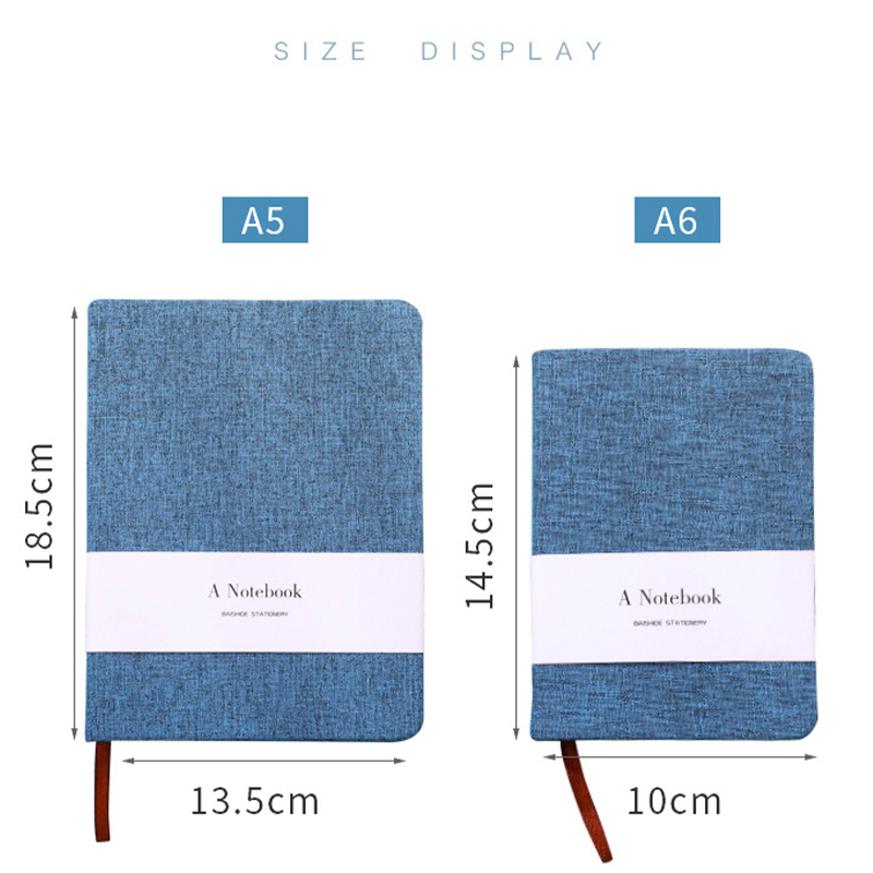 Notatnik z tkaninową okładką A – Notebook Dotted A5 recenzja i cena