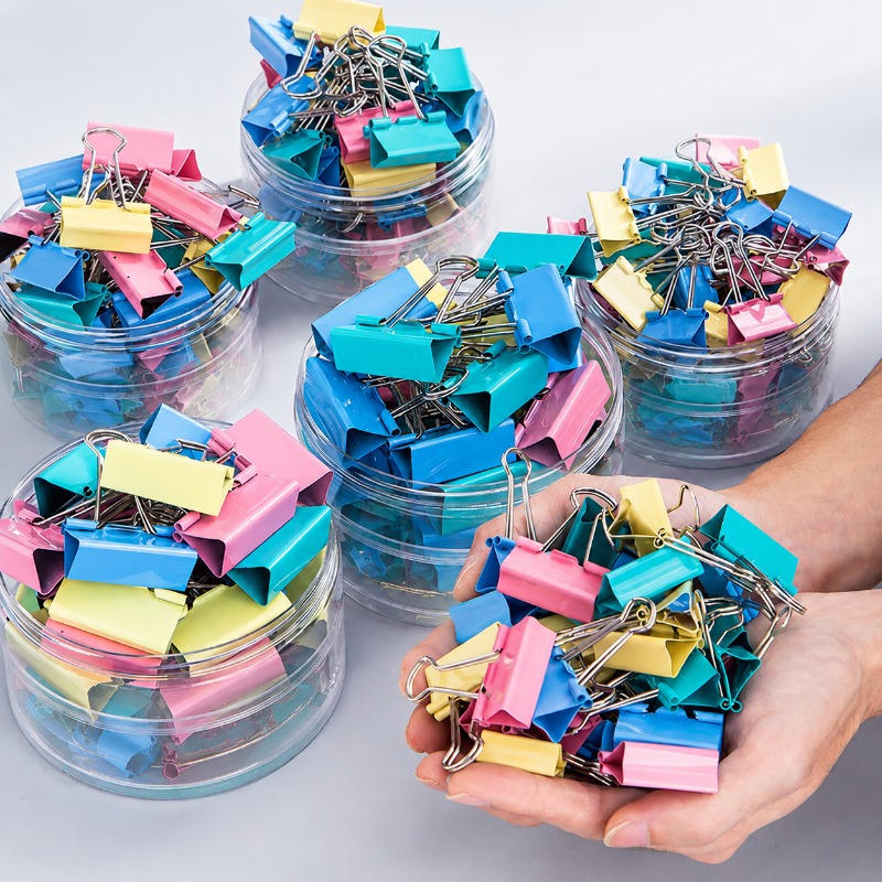 40 sztuk/zestaw Długie Kolorow – Binder Clip Assorted recenzja i cena