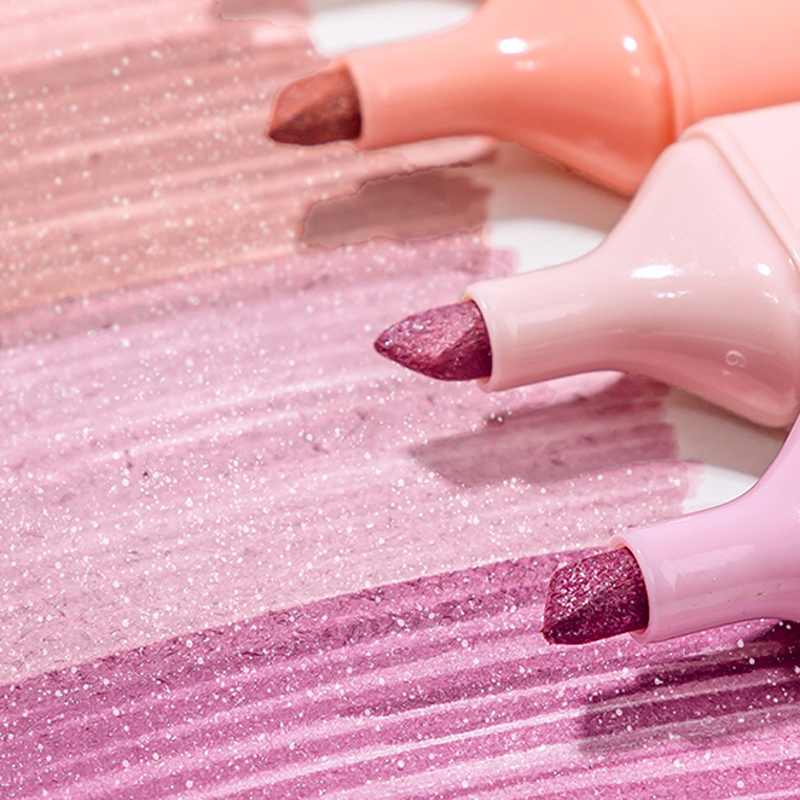 Zakreślacze brokatowe, elastyc – Highlighter Set Pastel recenzja i cena