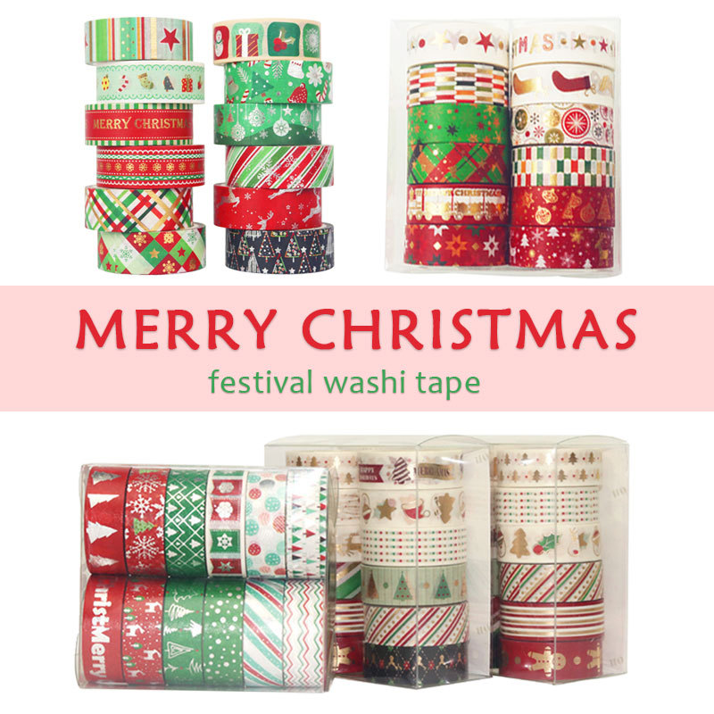 60 metrowe taśmy świąteczne Wa – Washi Tape Set recenzja i cena