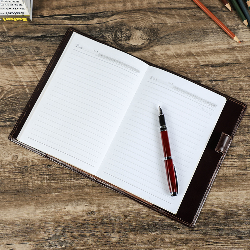 Prawdziwy skórzany, ręcznie ro – Stationery Supplies Business recenzja i cena