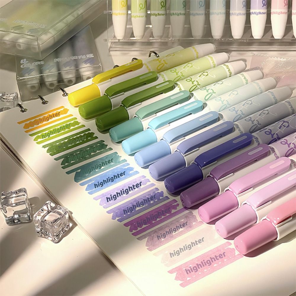 4 szt. Nowe zakreślacze z grad – Highlighter Set Pastel recenzja i cena