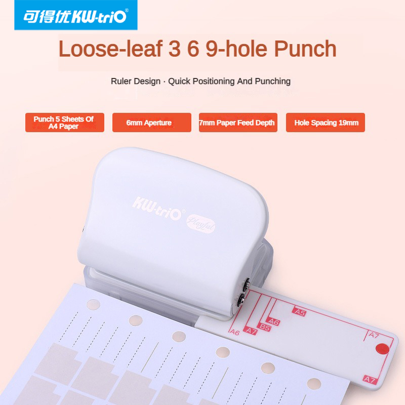 KW-Trio A5 B5 A6 3-otworowy 6- – Paper Punch 3 Hole recenzja i cena
