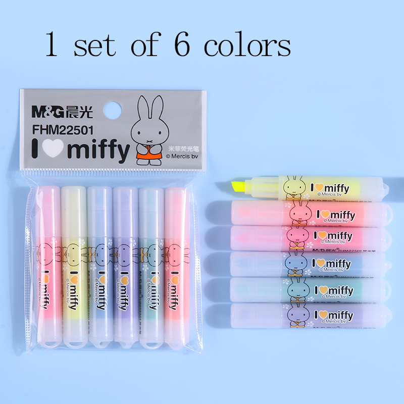 Zakreślacz M&G z ukośną końców – Highlighter Set Pastel recenzja i cena