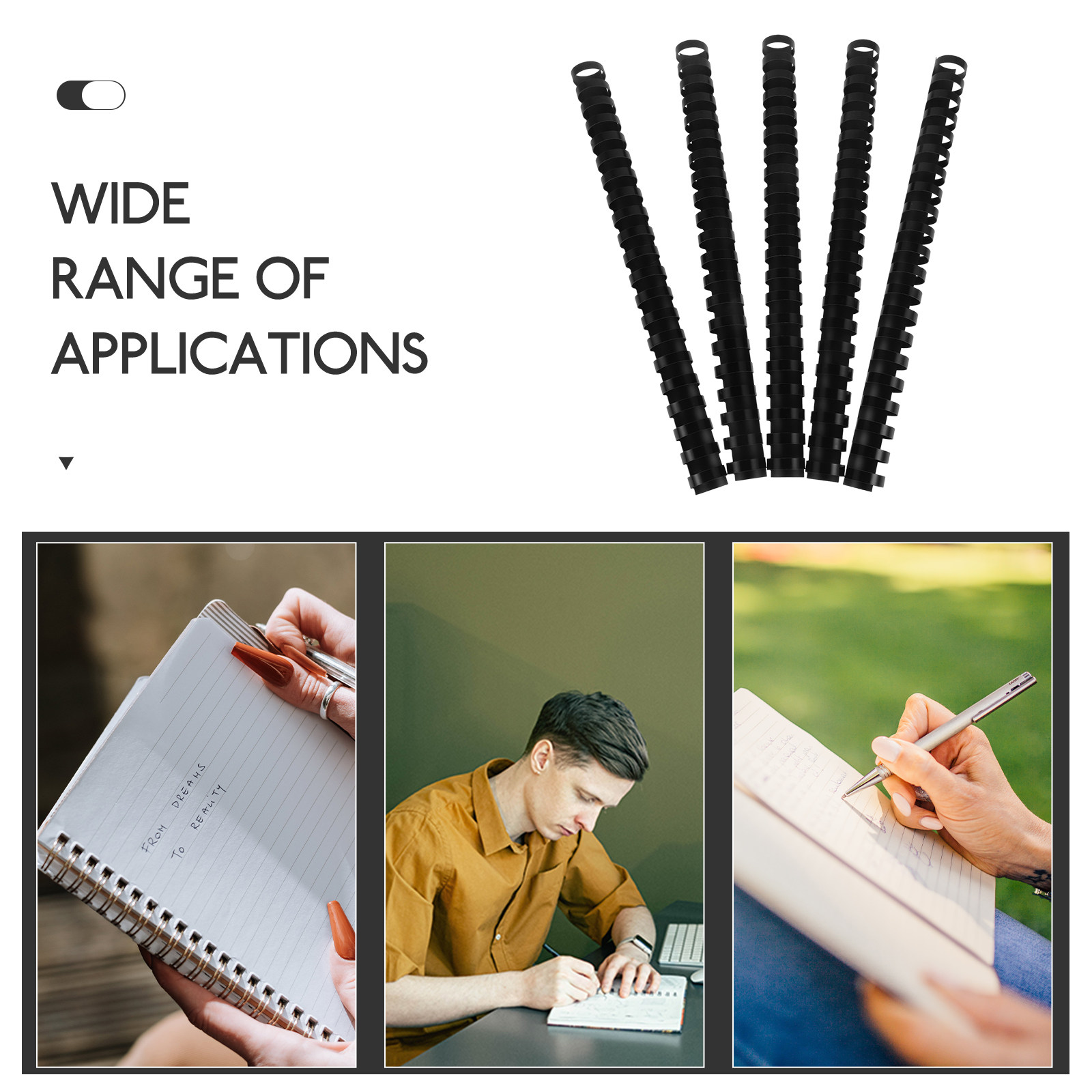 50 sztuk plastikowych pierście – Binding Comb Plastic recenzja i cena
