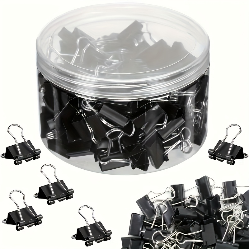 Kolorowe i czarne spinacze biu – Binder Clip Assorted recenzja i cena