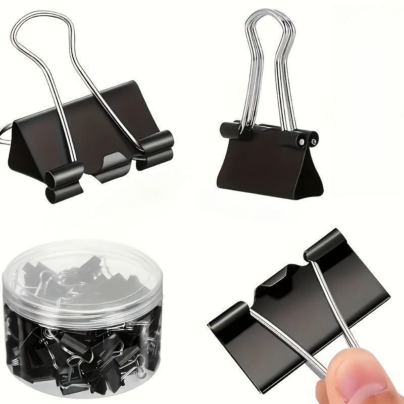 Kolorowe i czarne spinacze biu – Binder Clip Assorted recenzja i cena