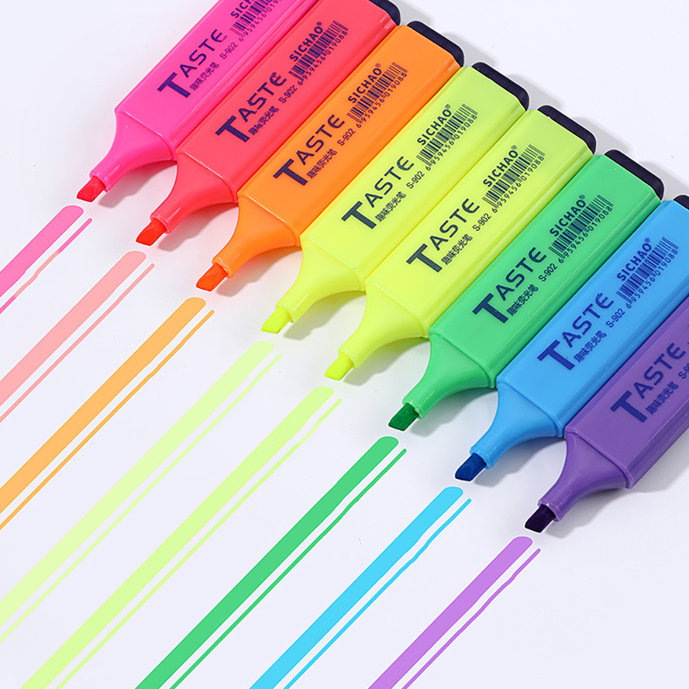 Zestaw 4 fluorescencyjnych zak – Highlighter Set Pastel recenzja i cena