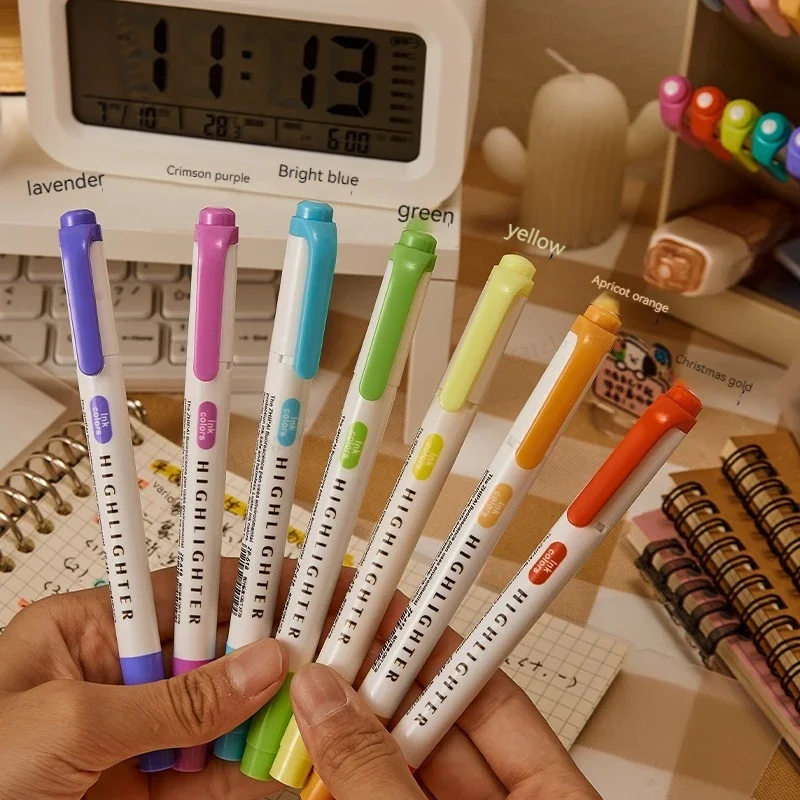Zestaw zakreślaczy dwustronnyc – Highlighter Set Pastel recenzja i cena