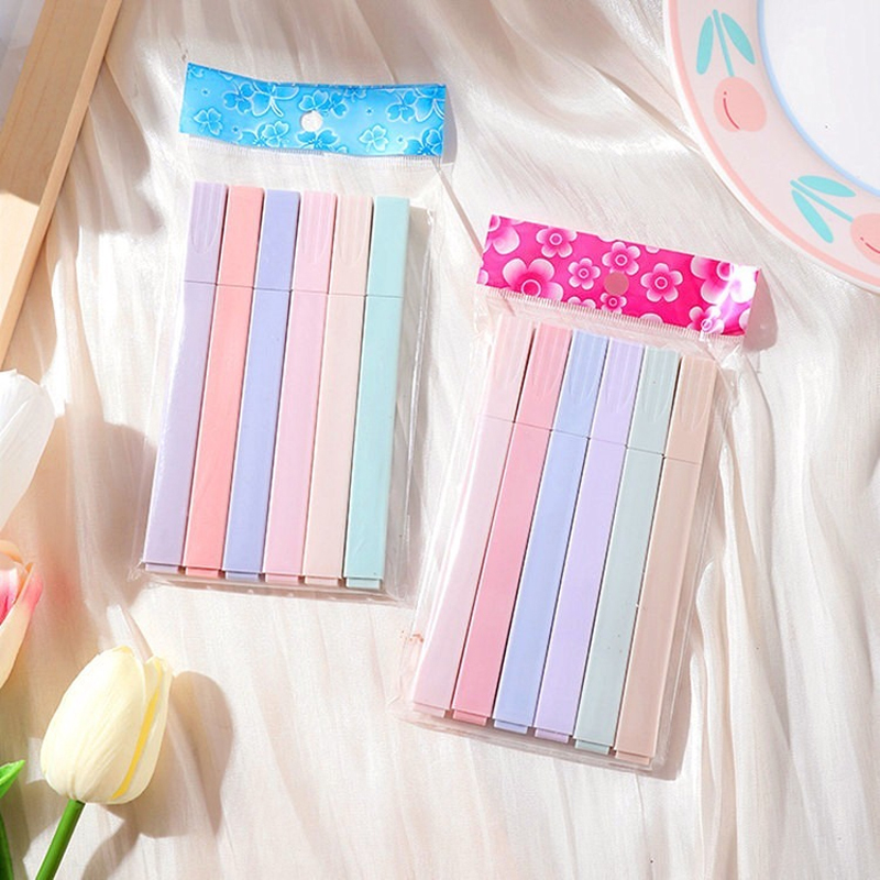 6 sztuk/zestaw pastelowy rozśw – Highlighter Set Pastel recenzja i cena